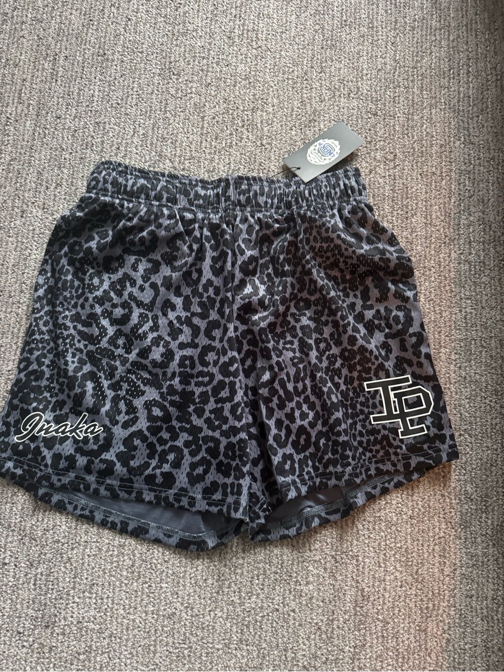 NWT Inaka Power Leopard Shorts